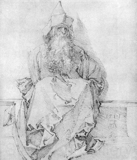 Albrecht Durer Seated Prophet Spain oil painting art